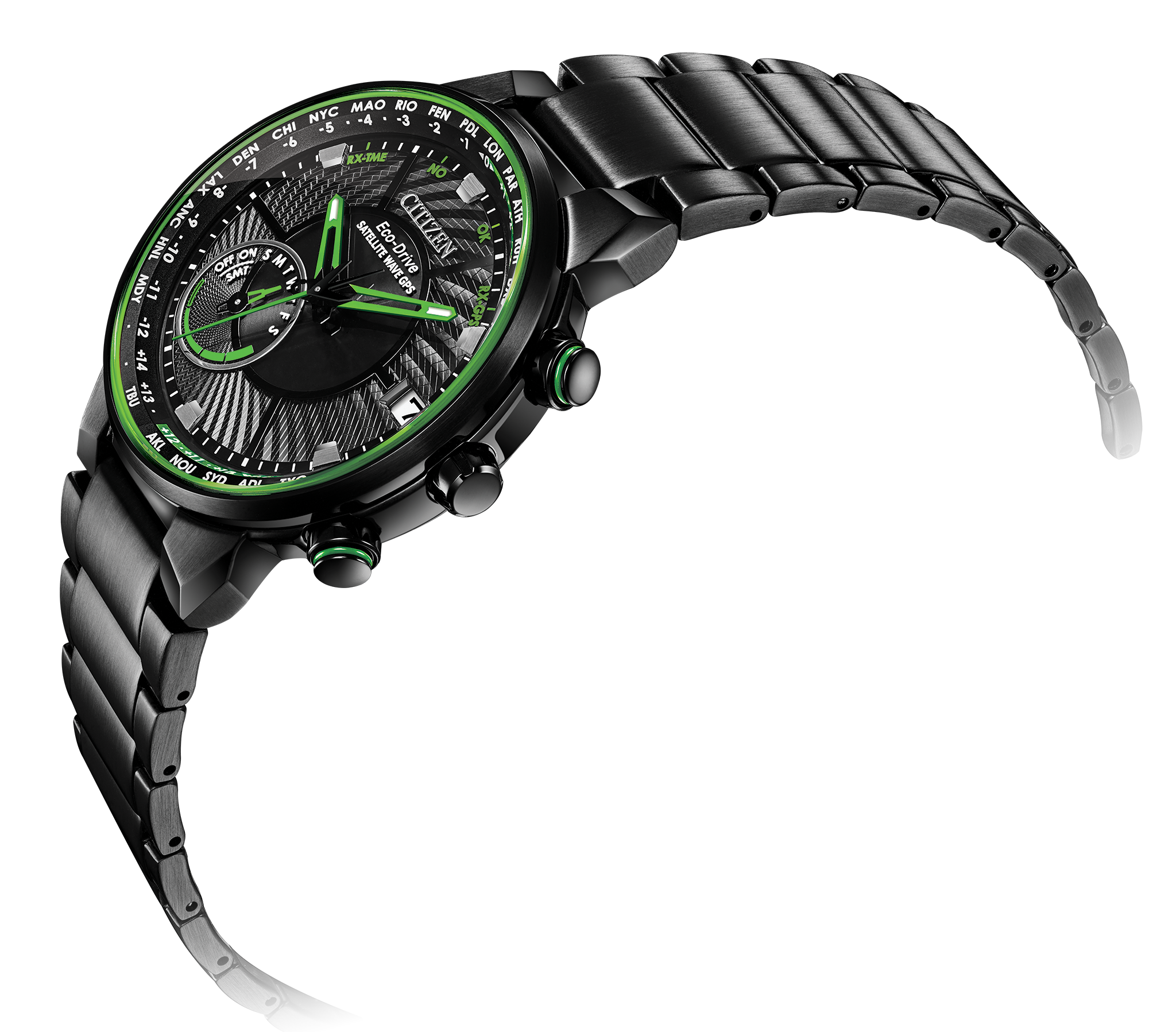 Citizen Satellite Wave GPS Freedom Eco-Drive Watch | CITIZEN